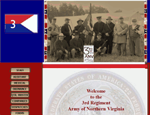 Tablet Screenshot of 3rdregimentanv.com